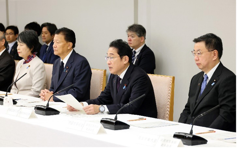 写真：令和5年度感染症危機管理対応訓練の様子