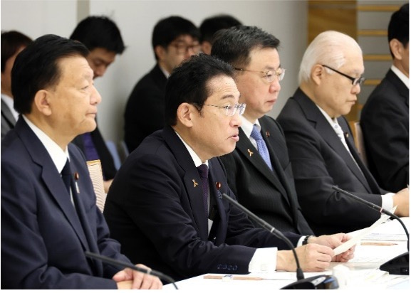 写真：政府対策本部会合訓練の様子2