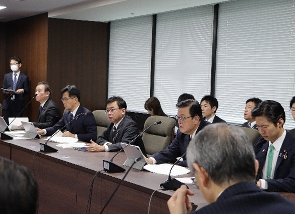 写真：厚生労働省対策本部会合訓練の様子2