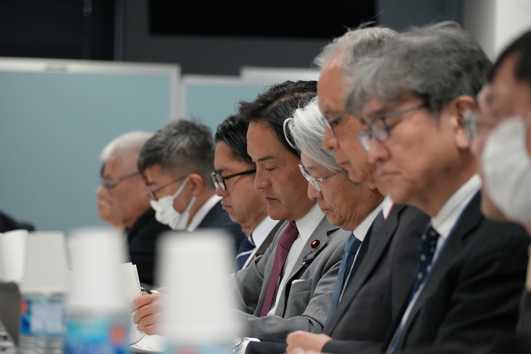 写真:第21回「新型インフルエンザ等対策推進会議」の様子2