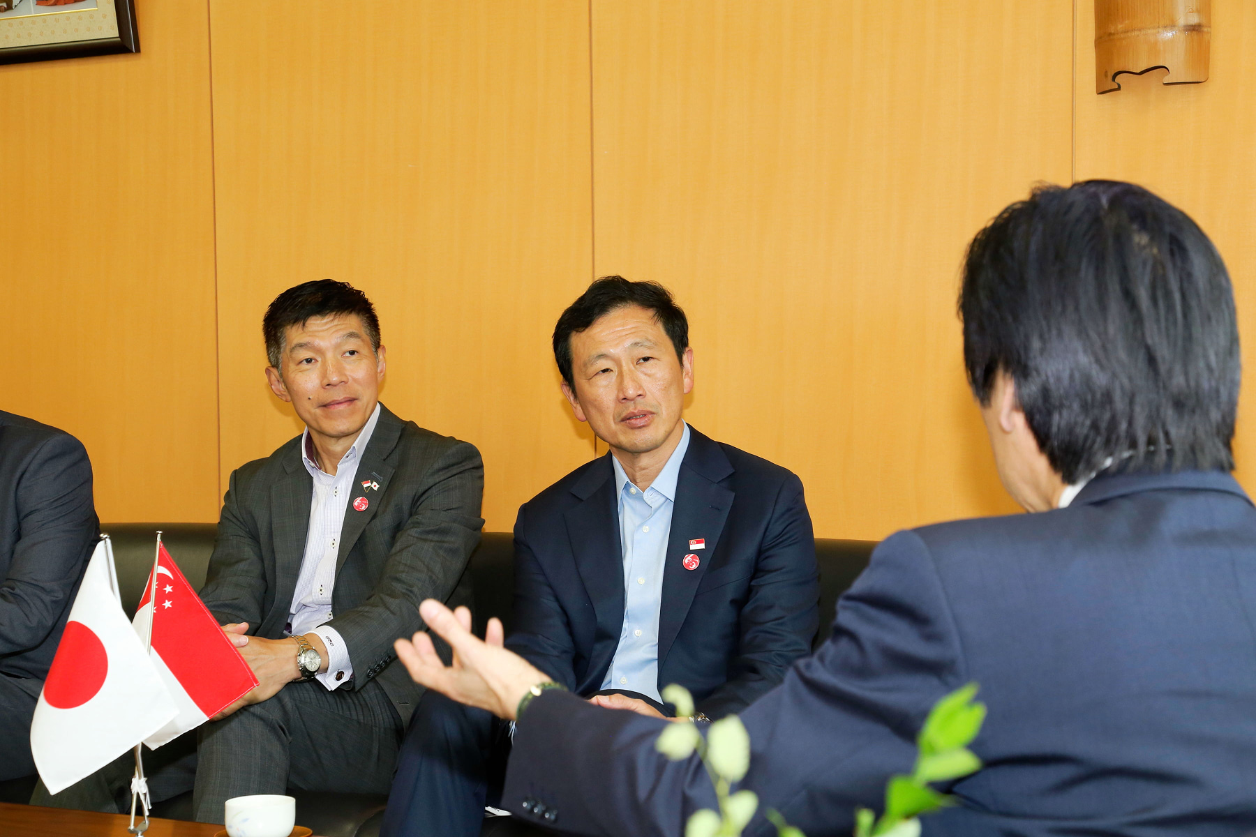 写真：シンガポール共和国オン保健大臣の表敬訪問の様子2