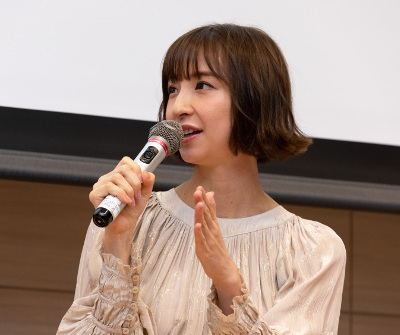 篠田麻里子さん　「薬剤耐性へらそう！」応援大使