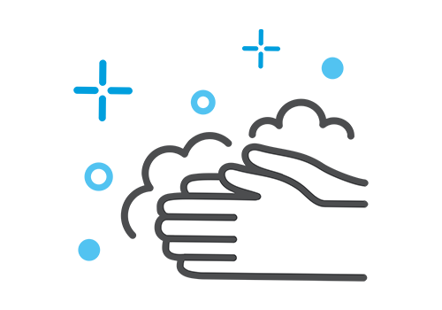 手を洗うイラスト